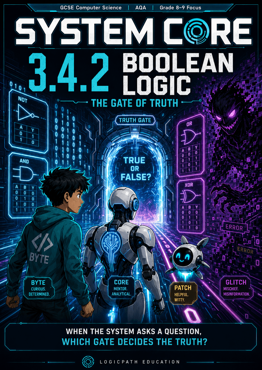 Boolean Logic mission preview from the System Core comic